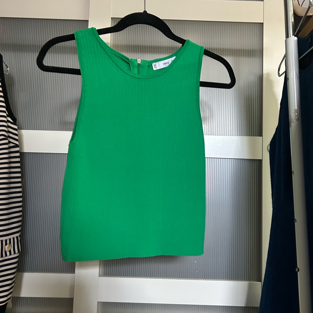 Mango Vibrant Green Tank Top